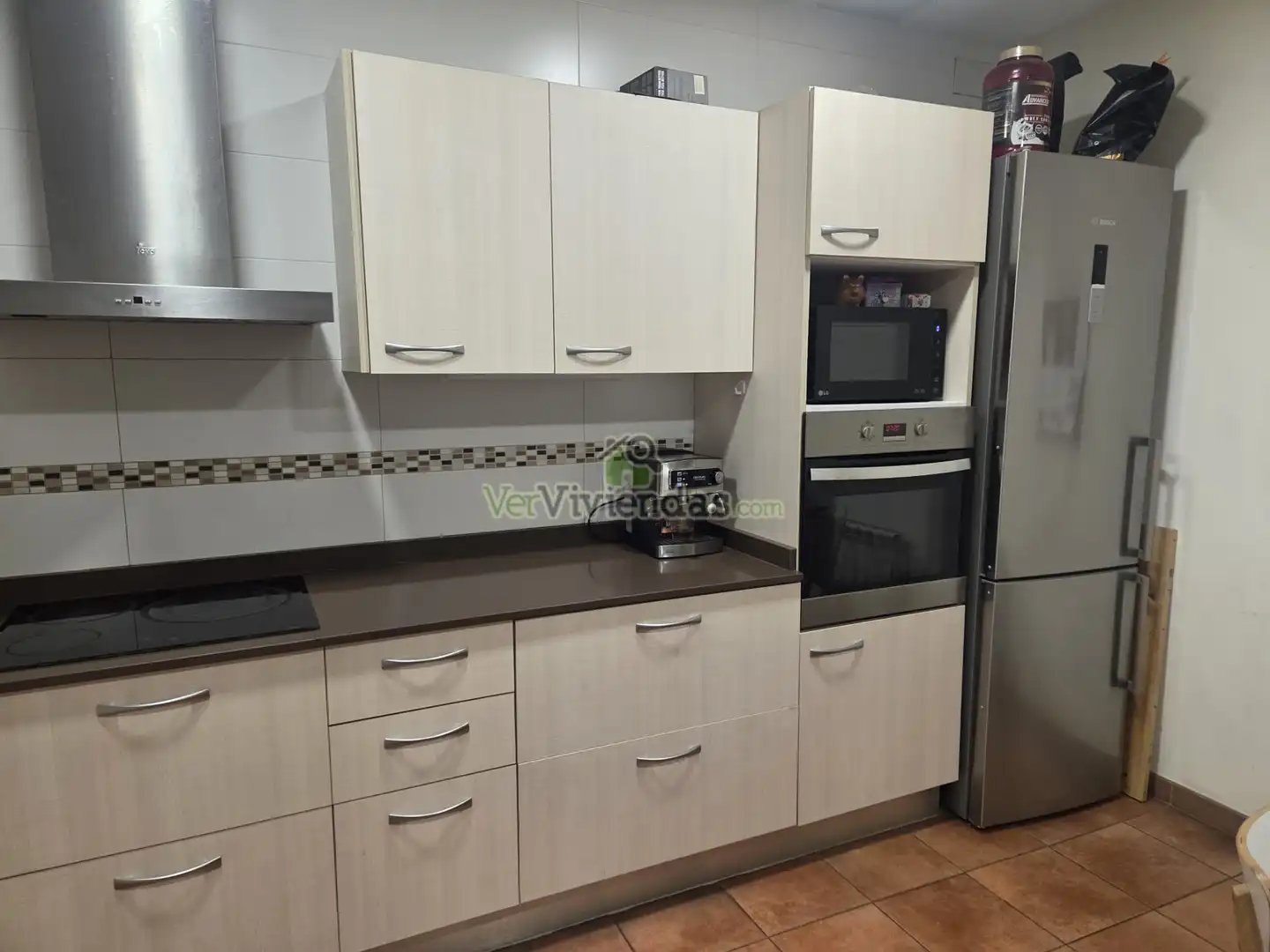 Cocina de Casa o chalet en venta en Vallirana con Aire acondicionado, Calefacción y Jardín privado