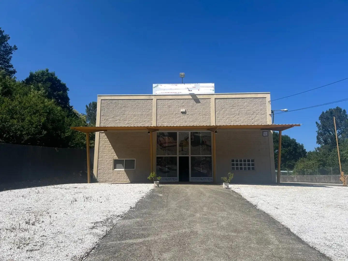 Exterior view of Industrial buildings for sale in Ordes  with Heating