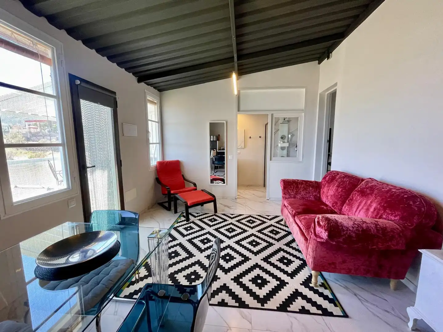 Living room of Flat for rent in El Rosario  with Furnished