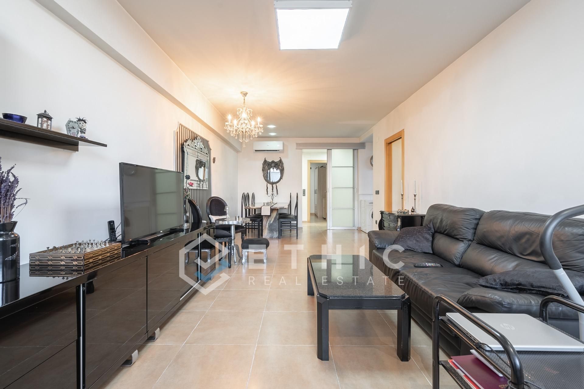 Sala d'estar de Pis en venda en  Barcelona Capital amb Aire condicionat, Calefacció i Traster