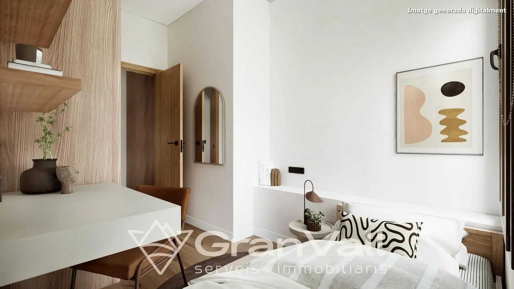 Bedroom of Apartments for sale in Puigcerdà  with Heating, Parquet flooring and Storage room