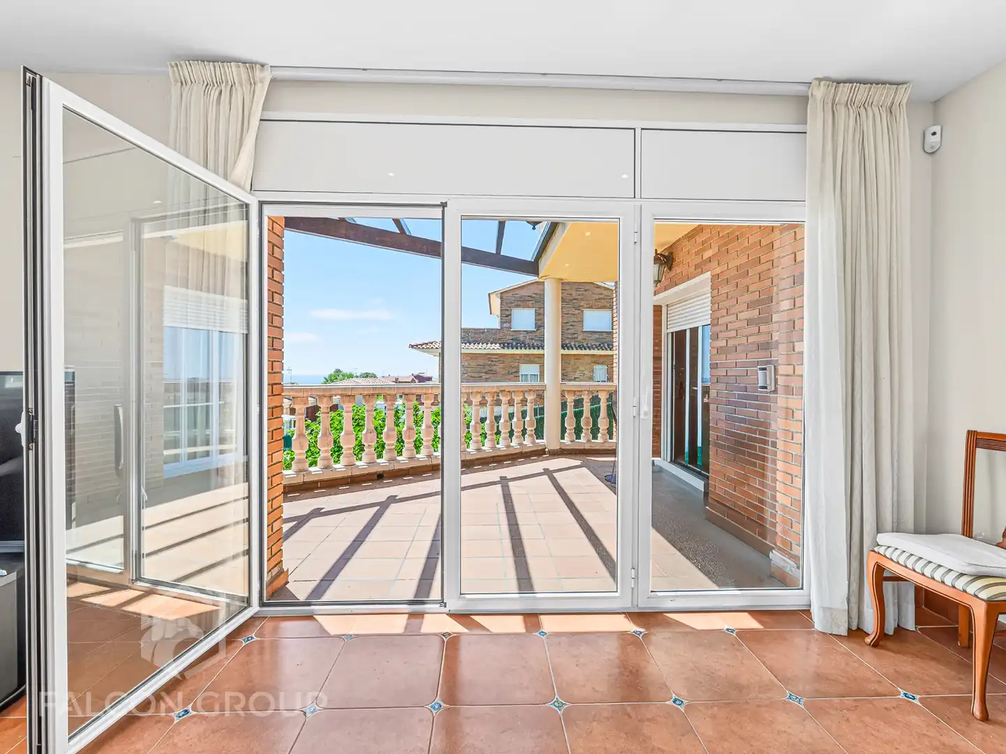 Terraza de Casa o chalet en venta en Calafell con Aire acondicionado, Calefacción y Jardín privado