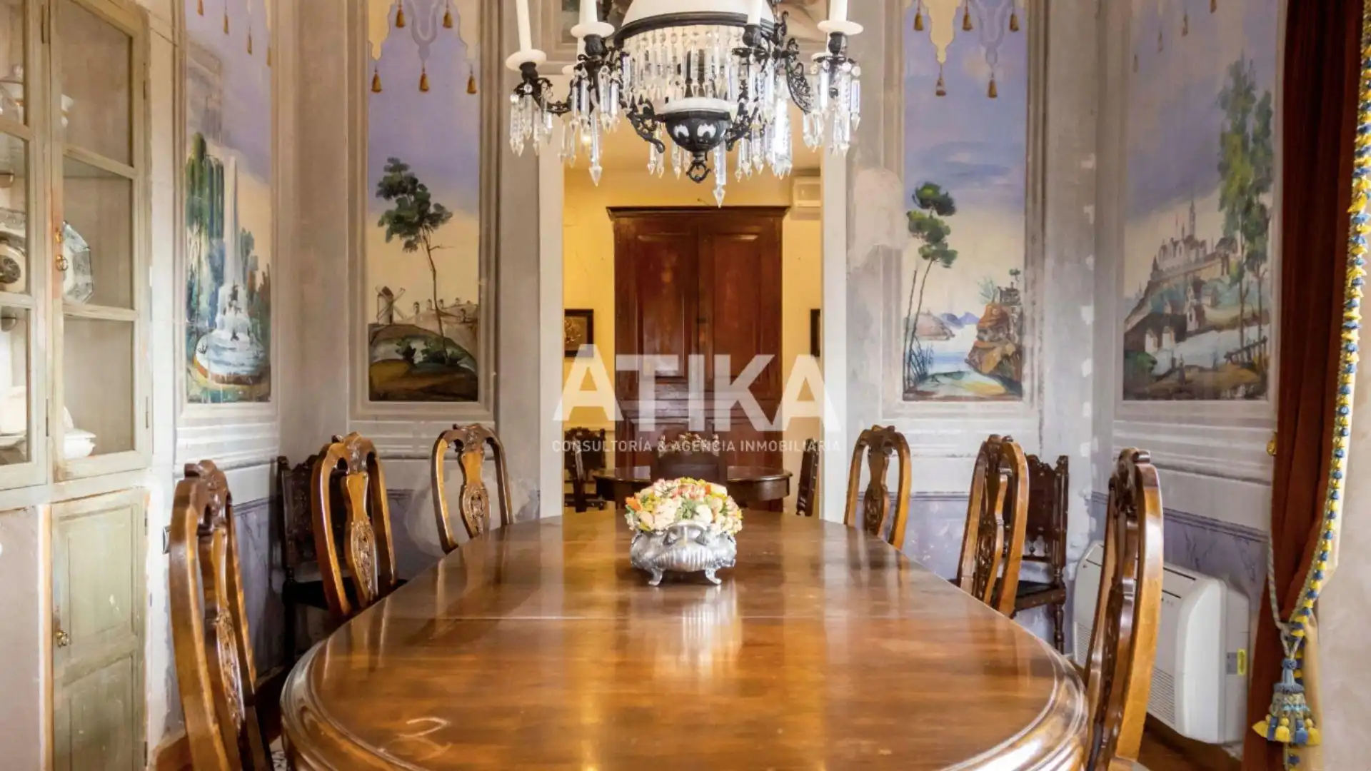 Esszimmer von Country house zum Verkauf in Fontanars dels Alforins mit Klimaanlage, Heizung und Privatgarten