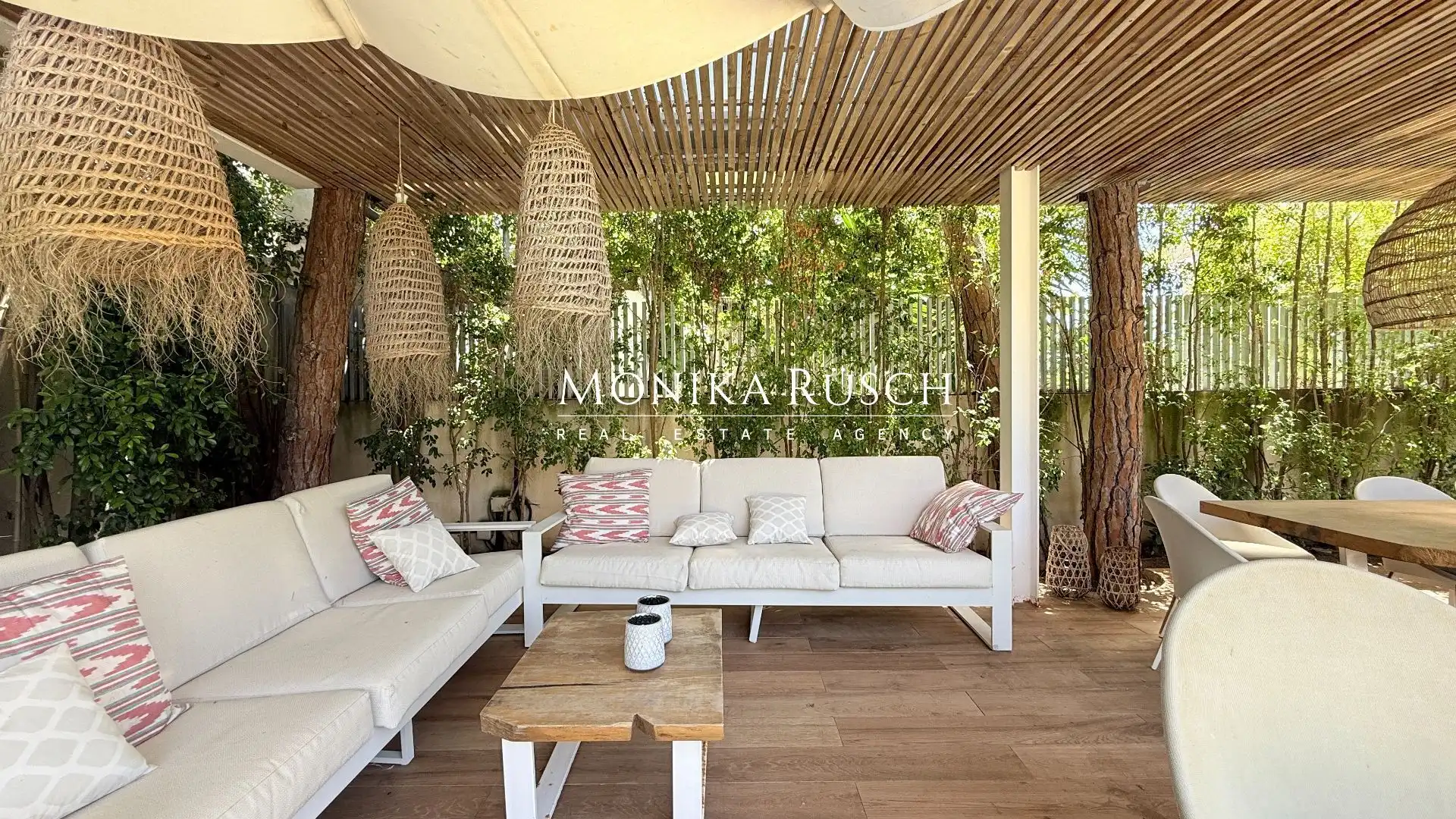 Terrace of Houses for rent in Castelldefels  with Air Conditioner, Heating and Private garden