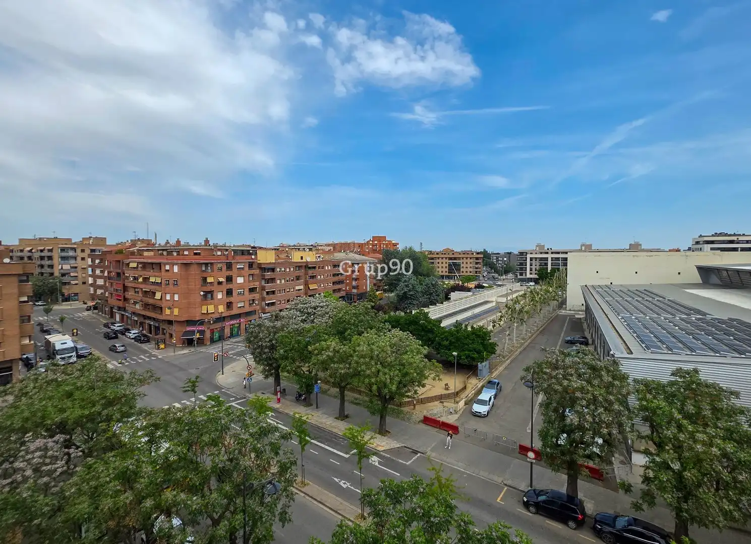 Vista exterior de Àtic en venda en Lleida amb Aire condicionat, Calefacció i Terrassa