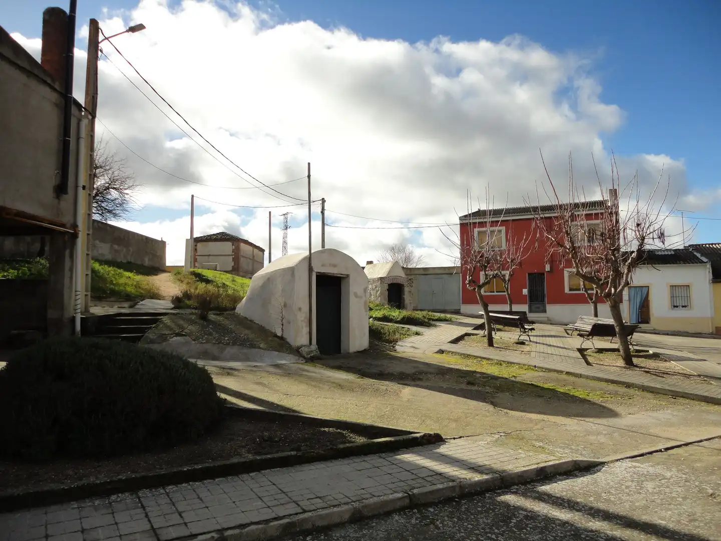 Vista exterior de Casa o chalet en venta en Alcazarén