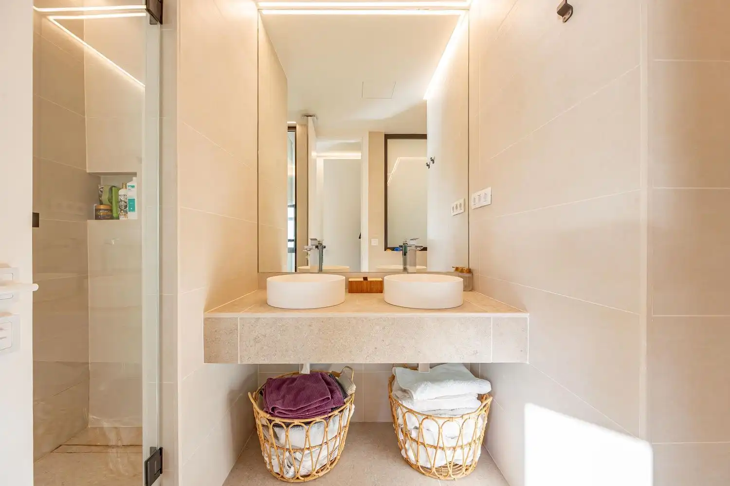 Badezimmer von Dachboden zum Verkauf in Las Palmas de Gran Canaria mit Klimaanlage, Terrasse und Möbliert