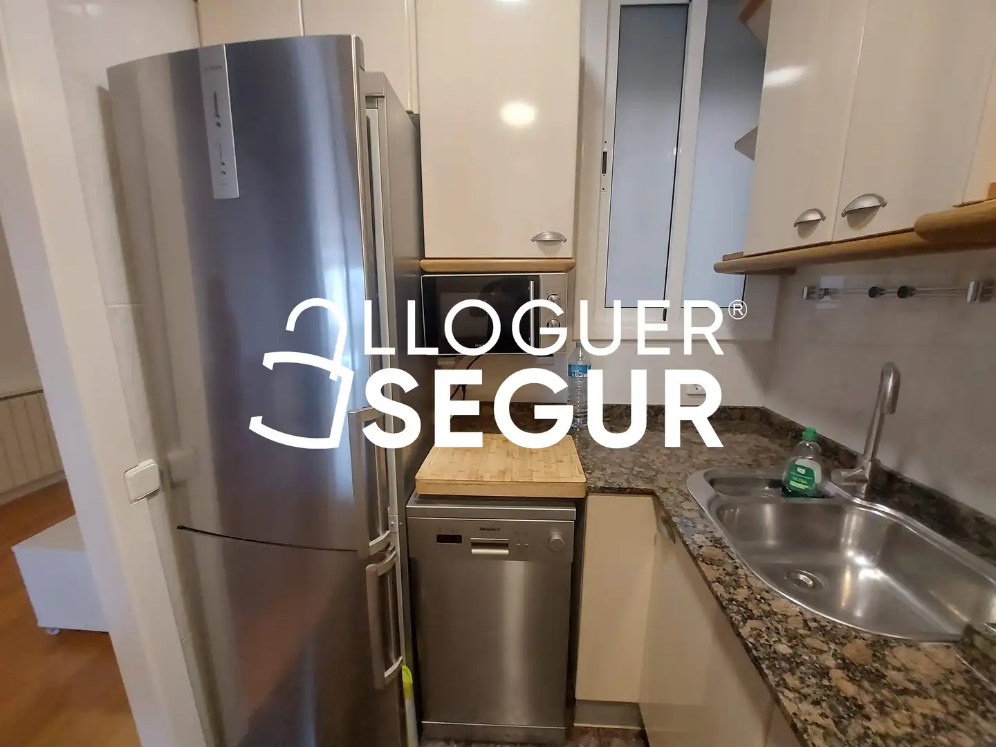 Kitchen of Flat for rent in Barcelona  with Air Conditioner, Heating and Furnished