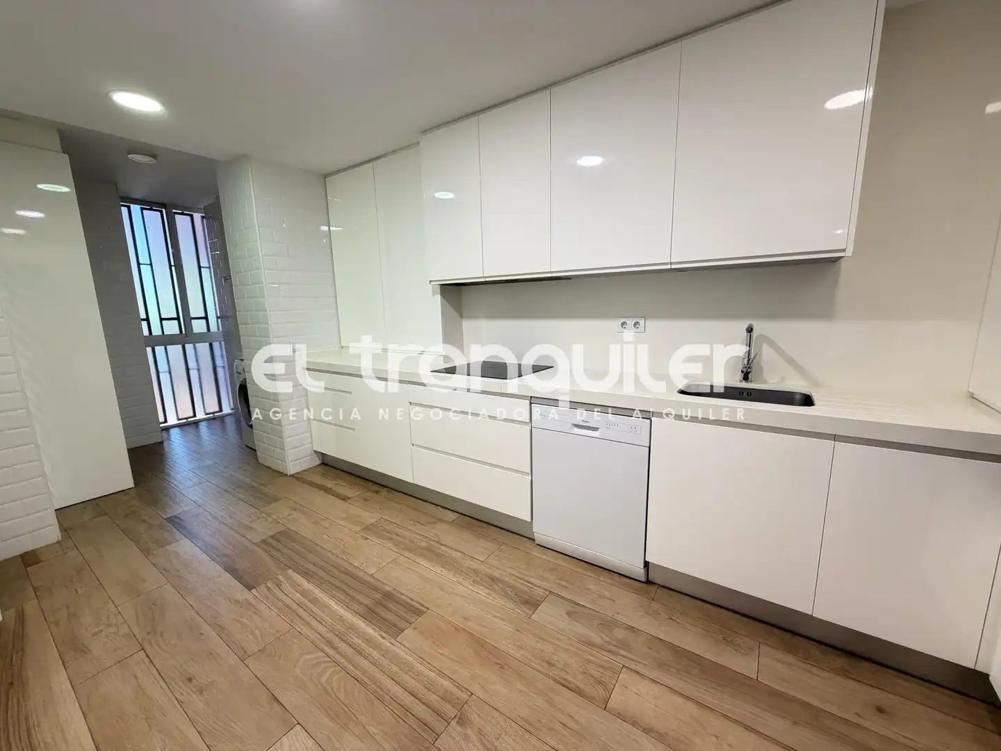 Küche von Wohnung zur Miete in Las Rozas de Madrid mit Parkett, Abstellraum und Schwimmbad