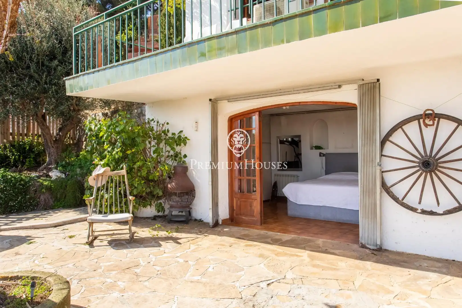 Terraza de Casa o chalet de alquiler en Sant Cebrià de Vallalta con Aire acondicionado, Calefacción y Terraza