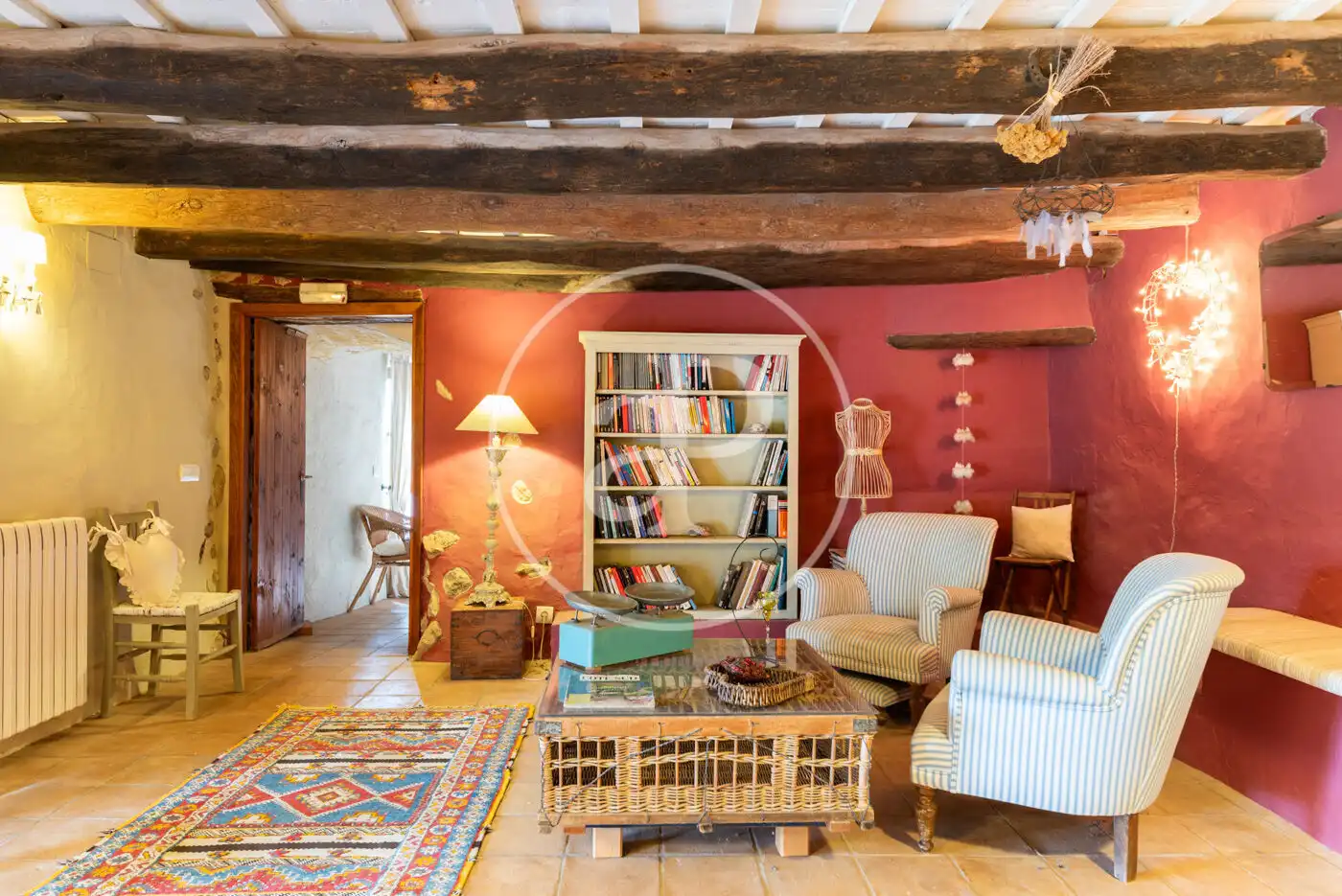 Sala de estar de Casa o chalet en venta en Sant Pere de Ribes con Calefacción, Jardín privado y Terraza