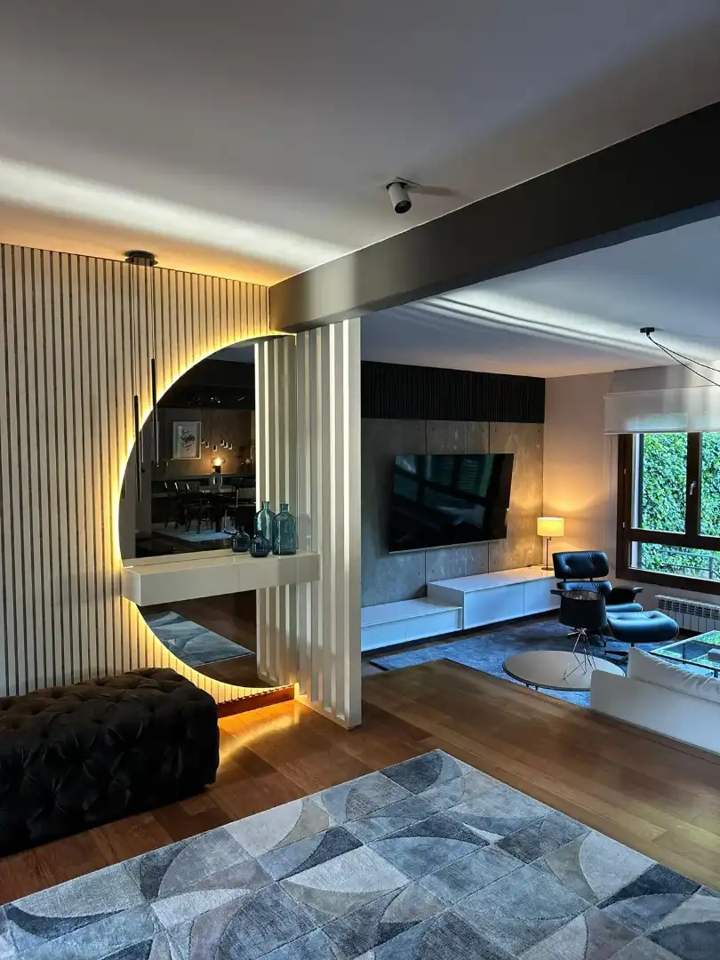 Sala de estar de Casa o chalet en venta en Boadilla del Monte con Aire acondicionado, Calefacción y Jardín privado