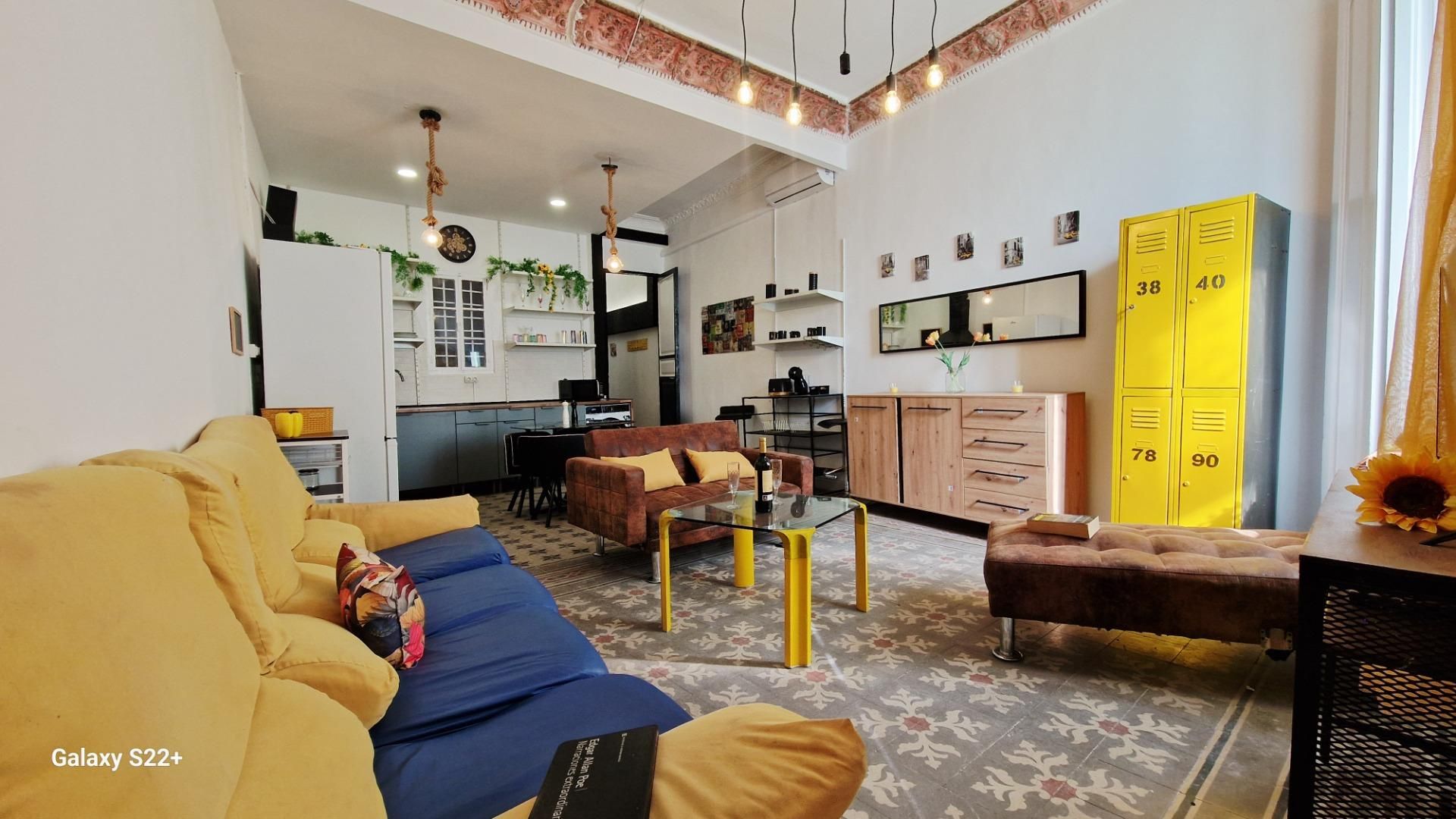 Sala de estar de Piso de alquiler en Cartagena con Aire acondicionado, Calefacción y Jardín privado