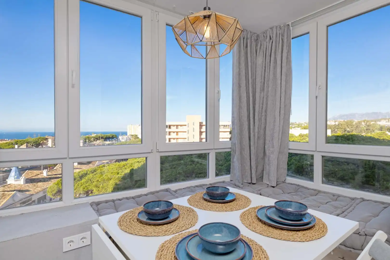 Esszimmer von Wohnung zum Verkauf in Mijas mit Privatgarten und Gemeinschaftspool