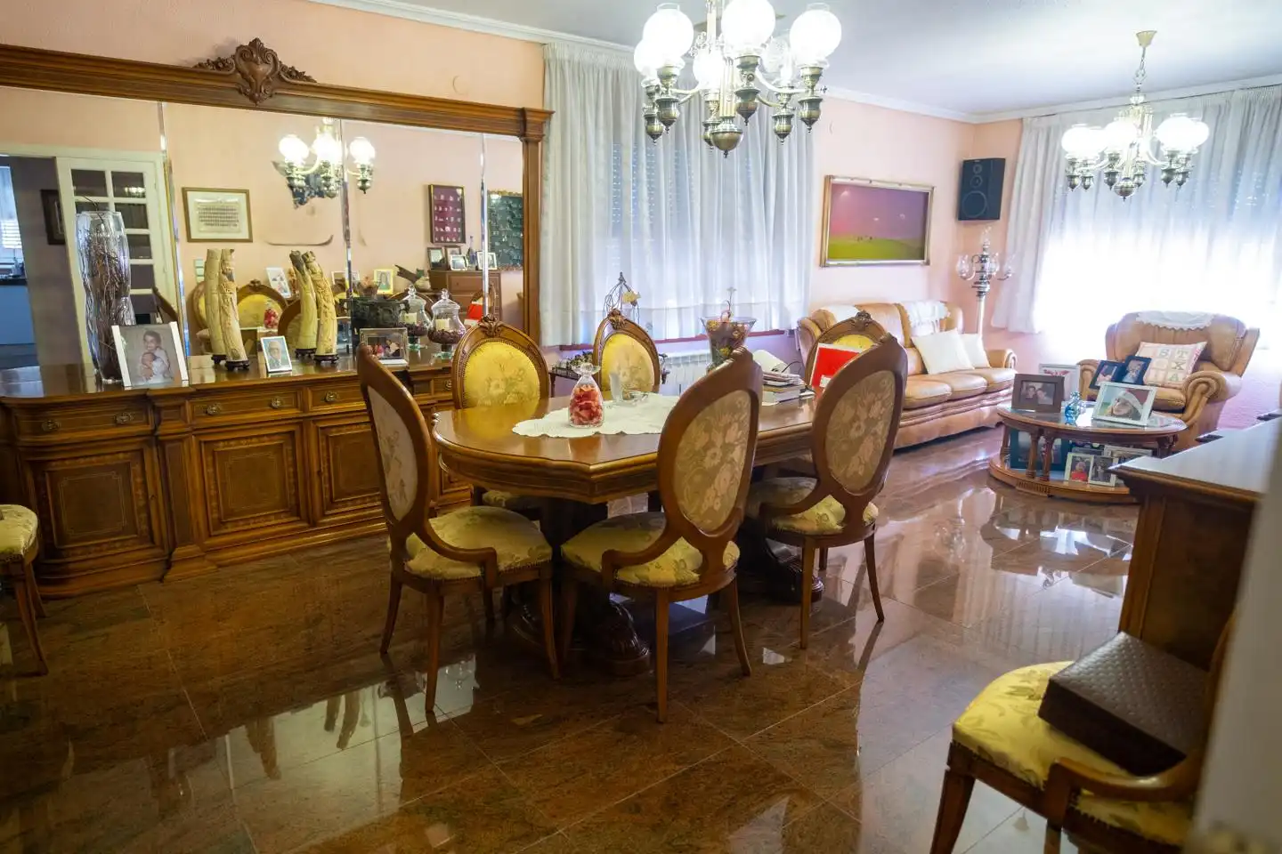 Dining room of Houses for sale in Benicarló  with Air Conditioner, Heating and Private garden