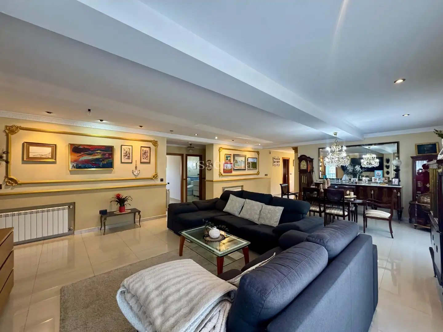Sala de estar de Casa o chalet en venta en El Real de Gandia con Jardín privado, Terraza y Trastero