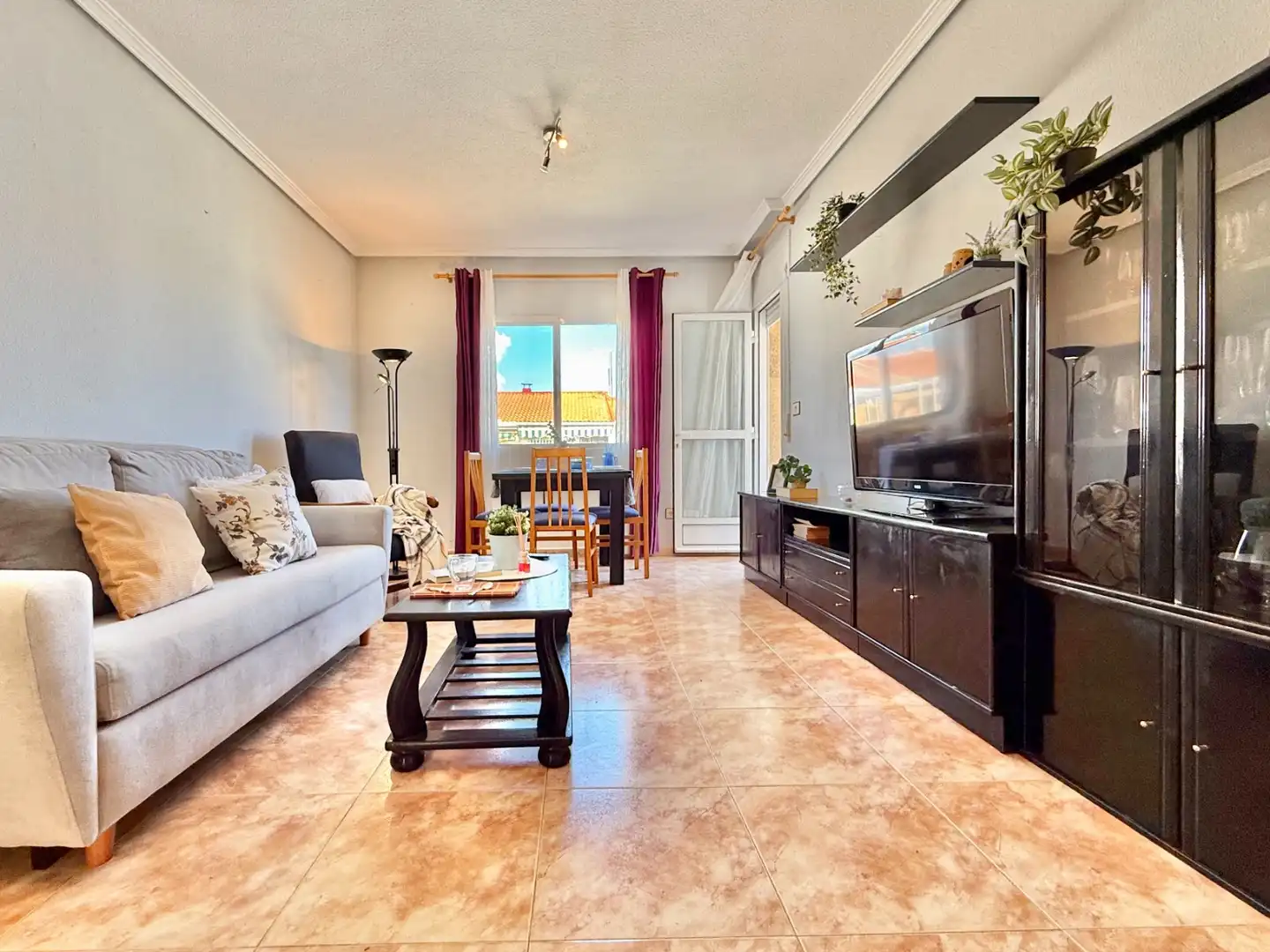 Sala d'estar de Casa o xalet en venda en San Pedro del Pinatar amb Jardí privat, Terrassa i Rentadora