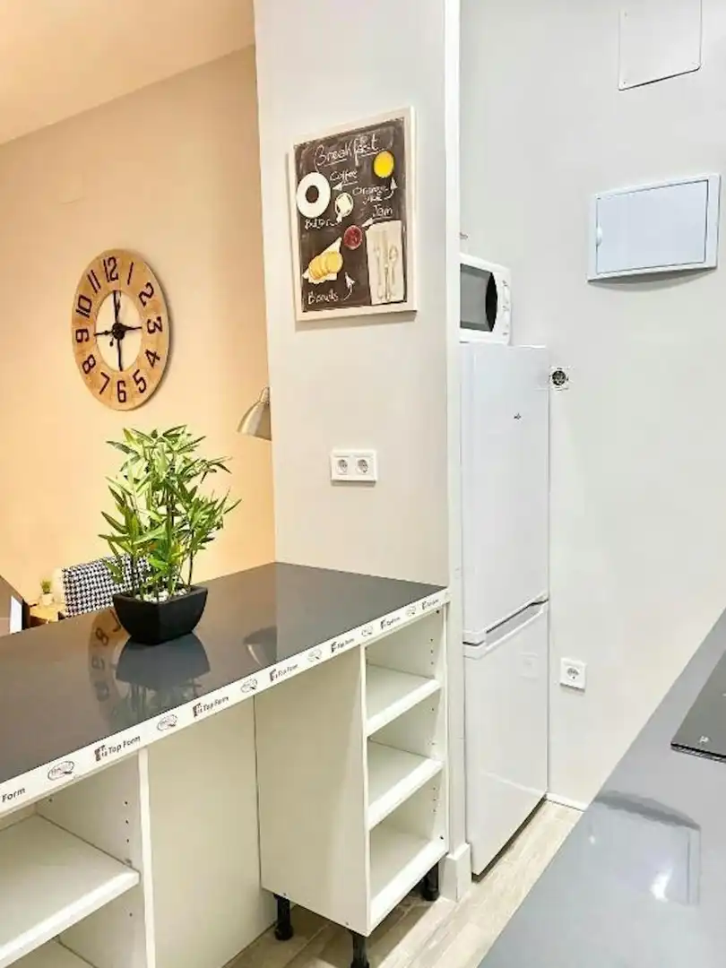 Küche von Wohnung zur Miete in Madrid mit Klimaanlage, Heizung und Möbliert