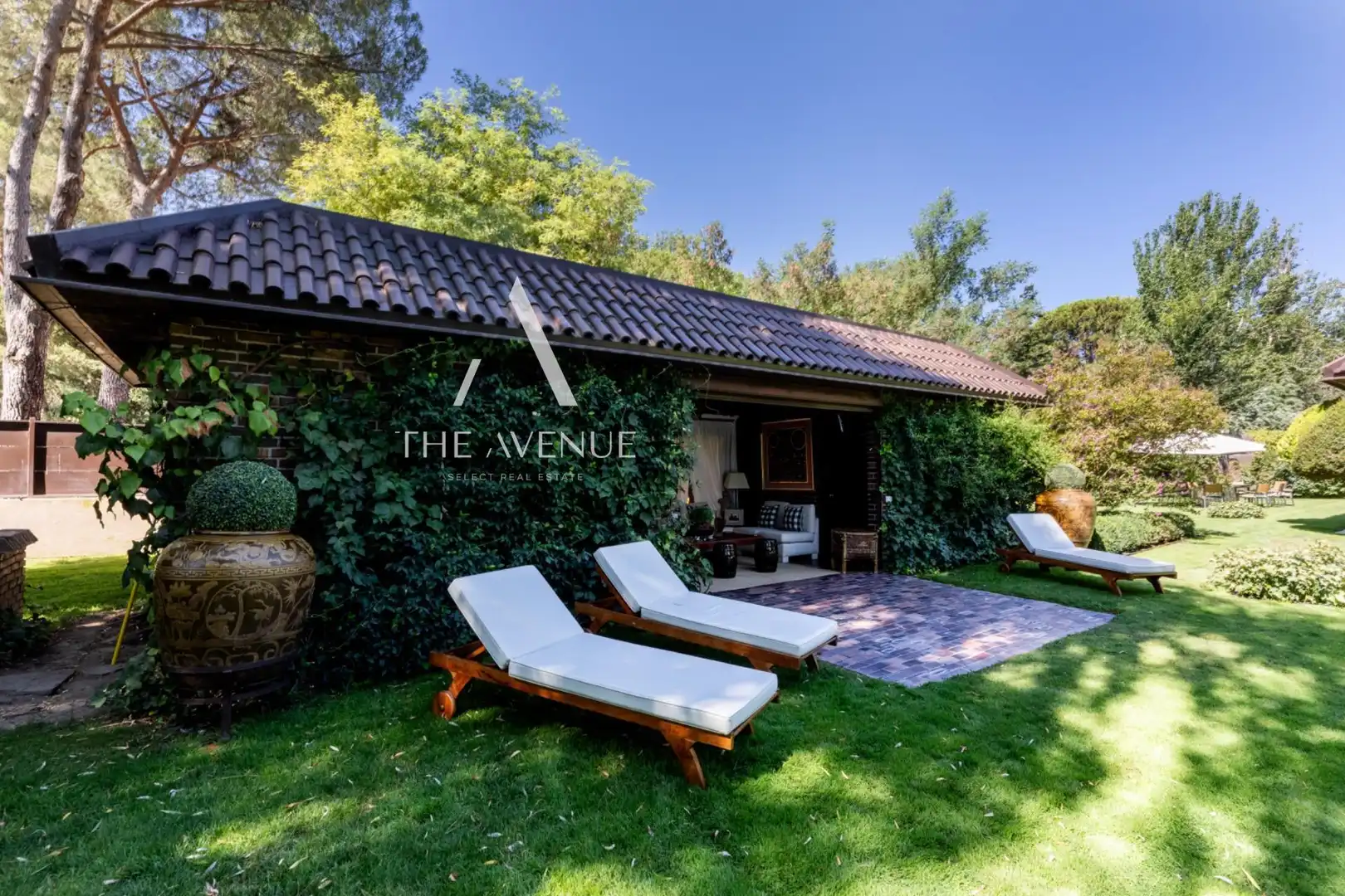 Terrassa de Casa o xalet en venda en Boadilla del Monte amb Calefacció, Jardí privat i Terrassa