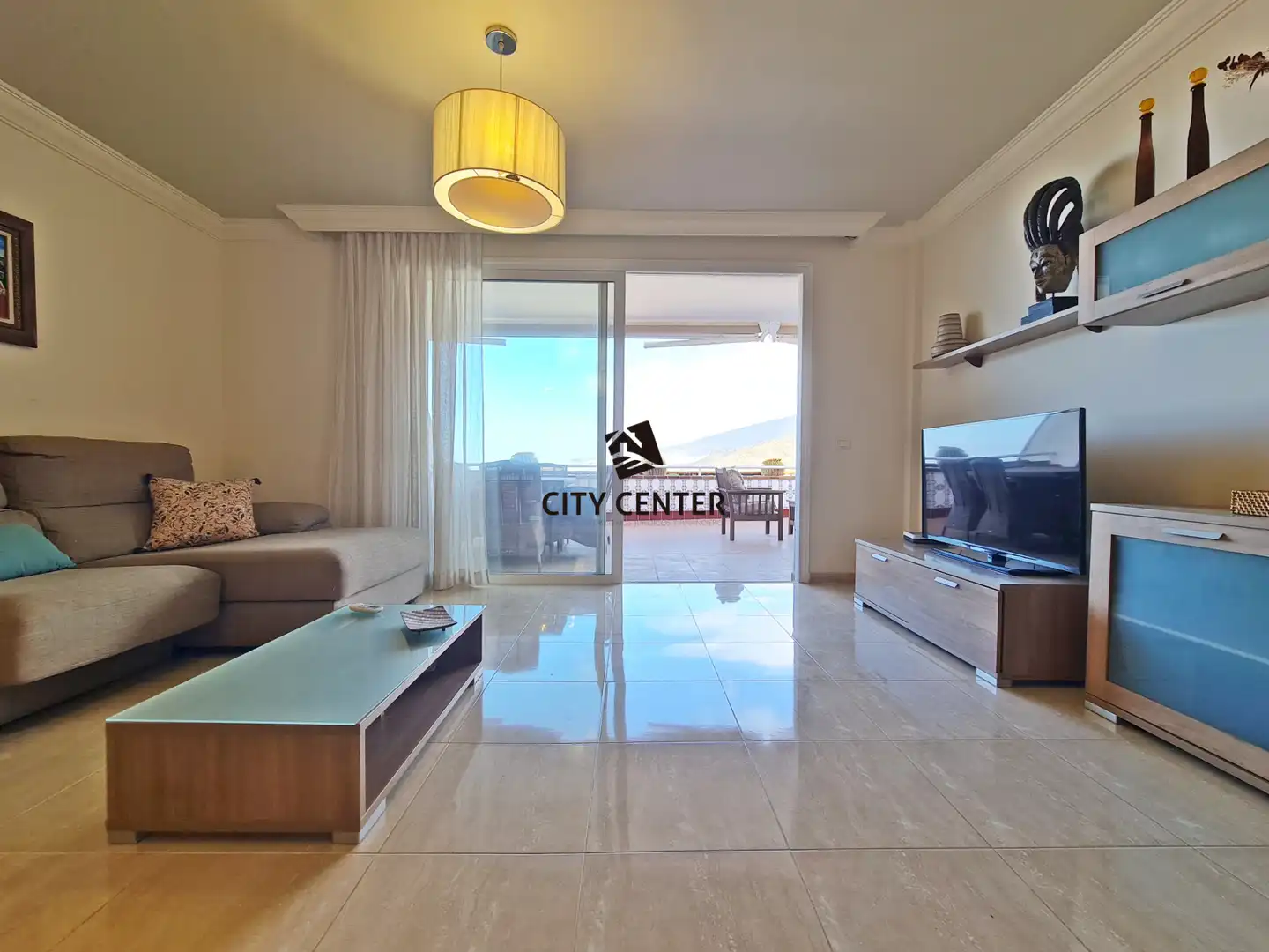 Wohnzimmer von Wohnung zur Miete in Adeje mit Klimaanlage, Terrasse und Möbliert