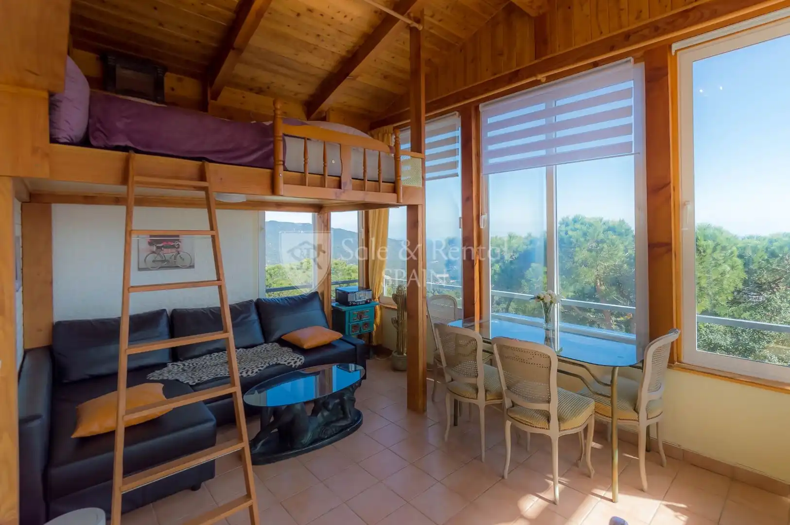 Bedroom of Houses for sale in Lloret de Mar  with Air Conditioner, Heating and Private garden