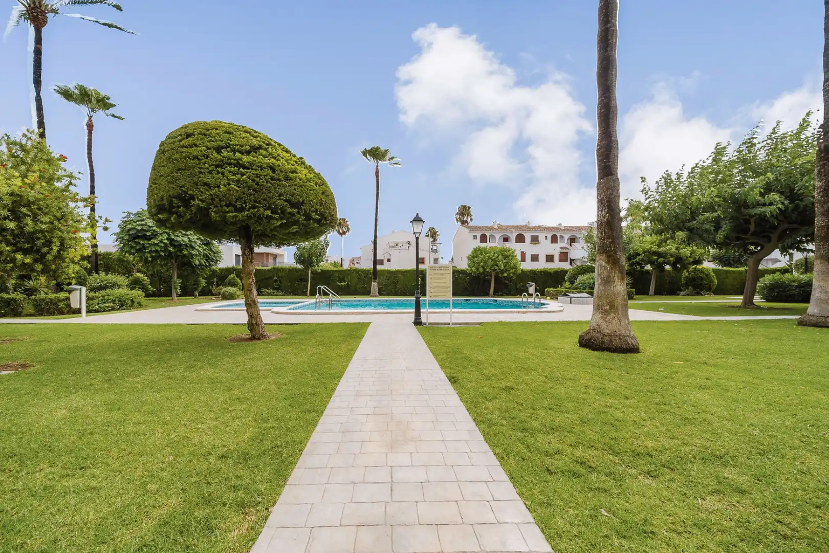 Jardí de Apartament de lloguer en Santiago de la Ribera