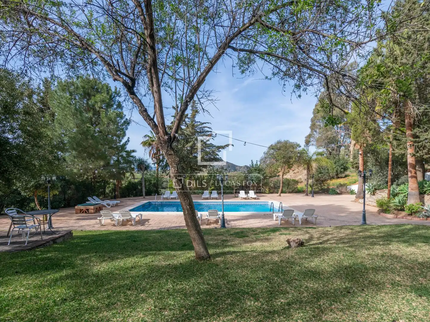 Piscina de Finca rústica en venda en Málaga amb Jardí privat, Terrassa i Piscina