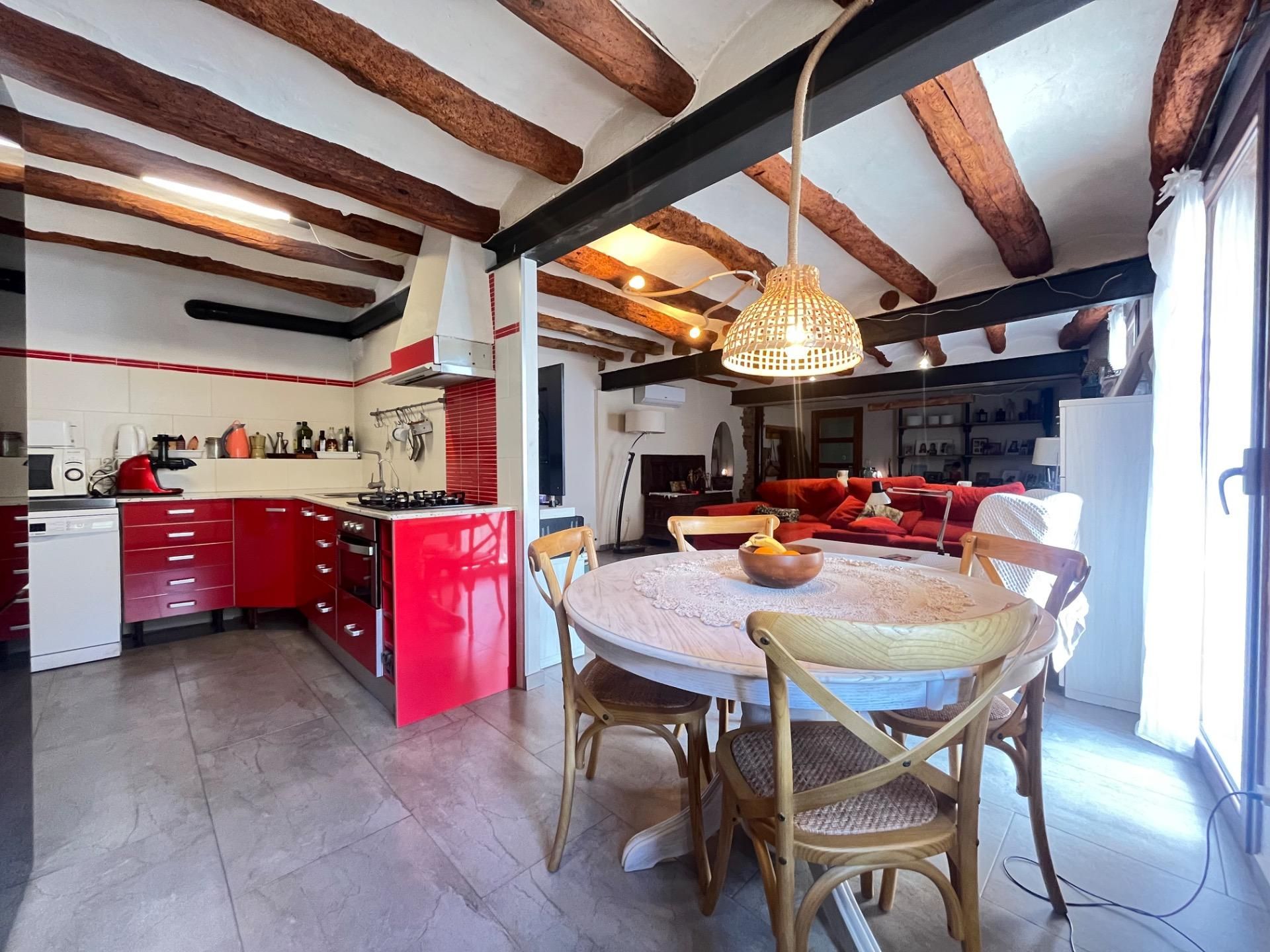 Kitchen of House or chalet for sale in Sant Martí de Tous  with Heating, Private garden and Storage room