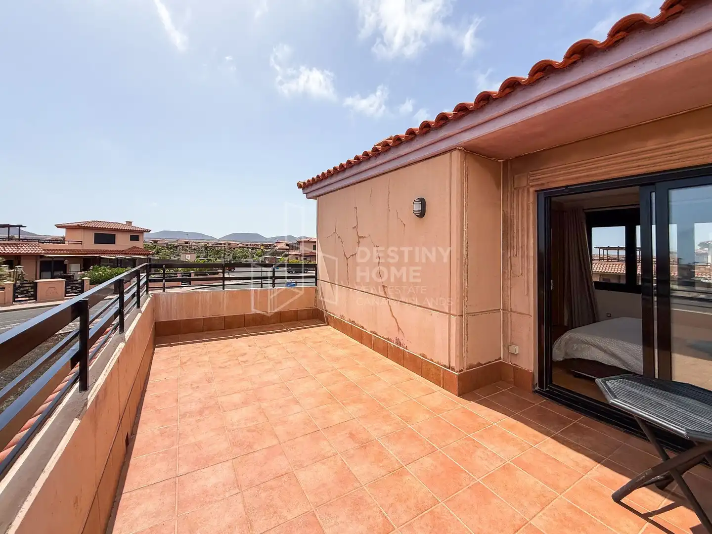 Terrassa de Casa o xalet de lloguer en La Oliva amb Jardí privat, Terrassa i Piscina comunitària