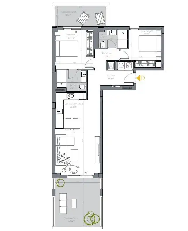 Apartamento con jardín en venta en El Faro de Calaburra - Chaparral, imagen 21