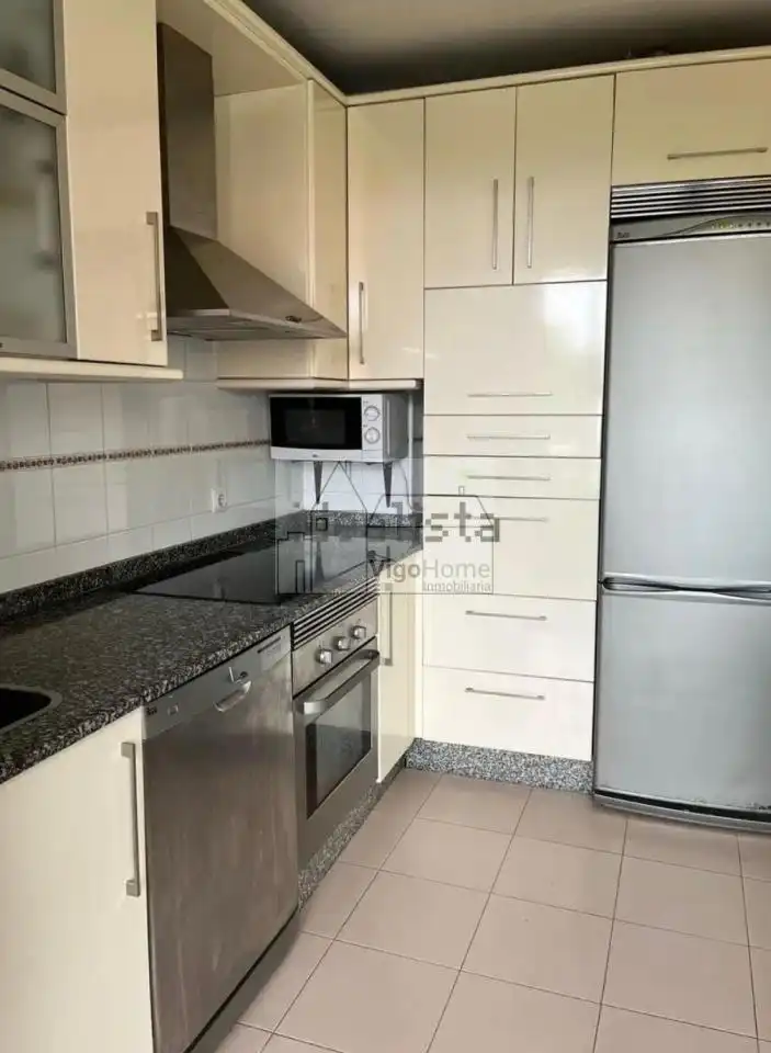 Kitchen of Flat for sale in Cangas   with Heating, Terrace and Storage room
