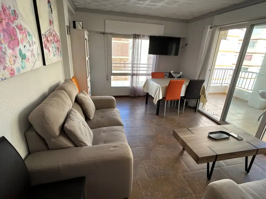 Living room of Apartments for sale in Miramar  with Air Conditioner, Terrace and Furnished