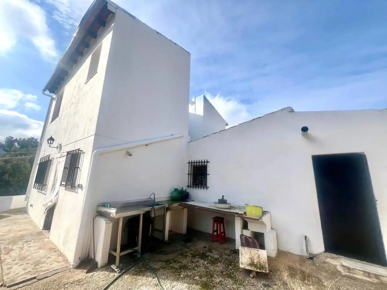 Vista exterior de Casa o chalet en venta en Ibi con Jardín privado y Piscina