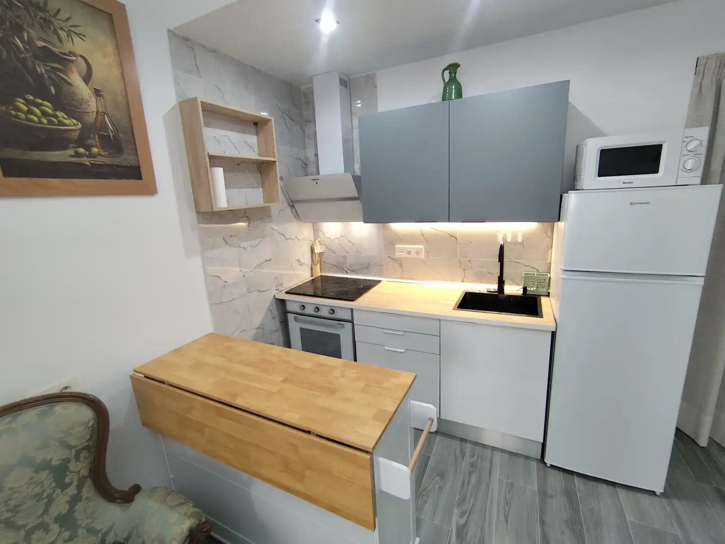 Cocina de Piso de alquiler en Úbeda con Amueblado, Horno y Lavadora