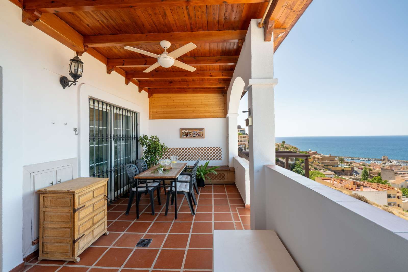 Terrassa de Apartament per a compartir en Roquetas de Mar amb Aire condicionat, Calefacció i Terrassa