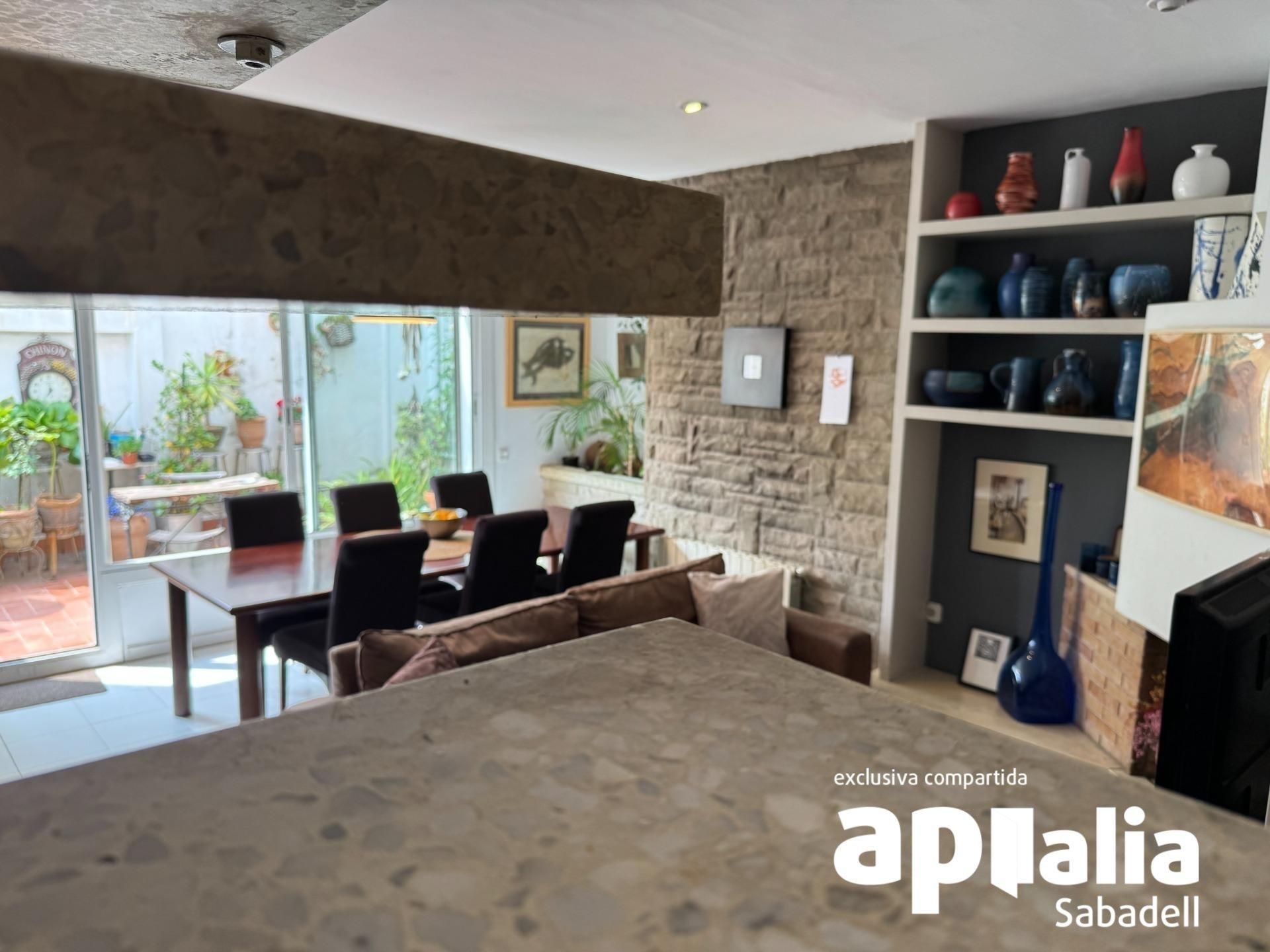 Dining room of Single-family semi-detached for sale in Sabadell  with Heating, Terrace and Alarm