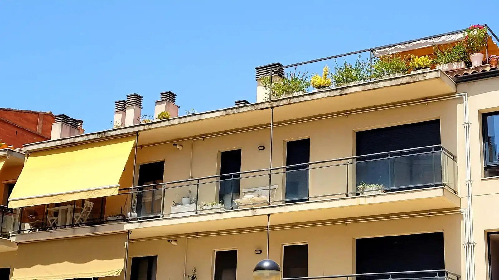 Terrasse von Maisonette zur Miete in Sant Pere de Riudebitlles mit Klimaanlage, Heizung und Terrasse