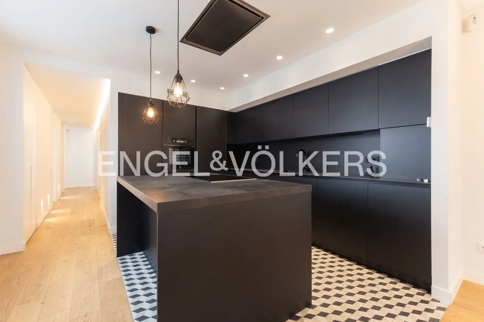 Kitchen of Attic for rent in Valencia  with Air Conditioner, Heating and Terrace