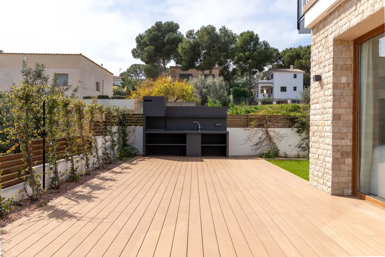 Terraza de Casa o chalet en venta en L'Ampolla con Aire acondicionado, Calefacción y Jardín privado