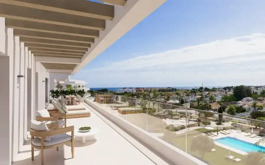 Terrassa de Apartament en venda en El Verger amb Aire condicionat, Terrassa i Jacuzzi