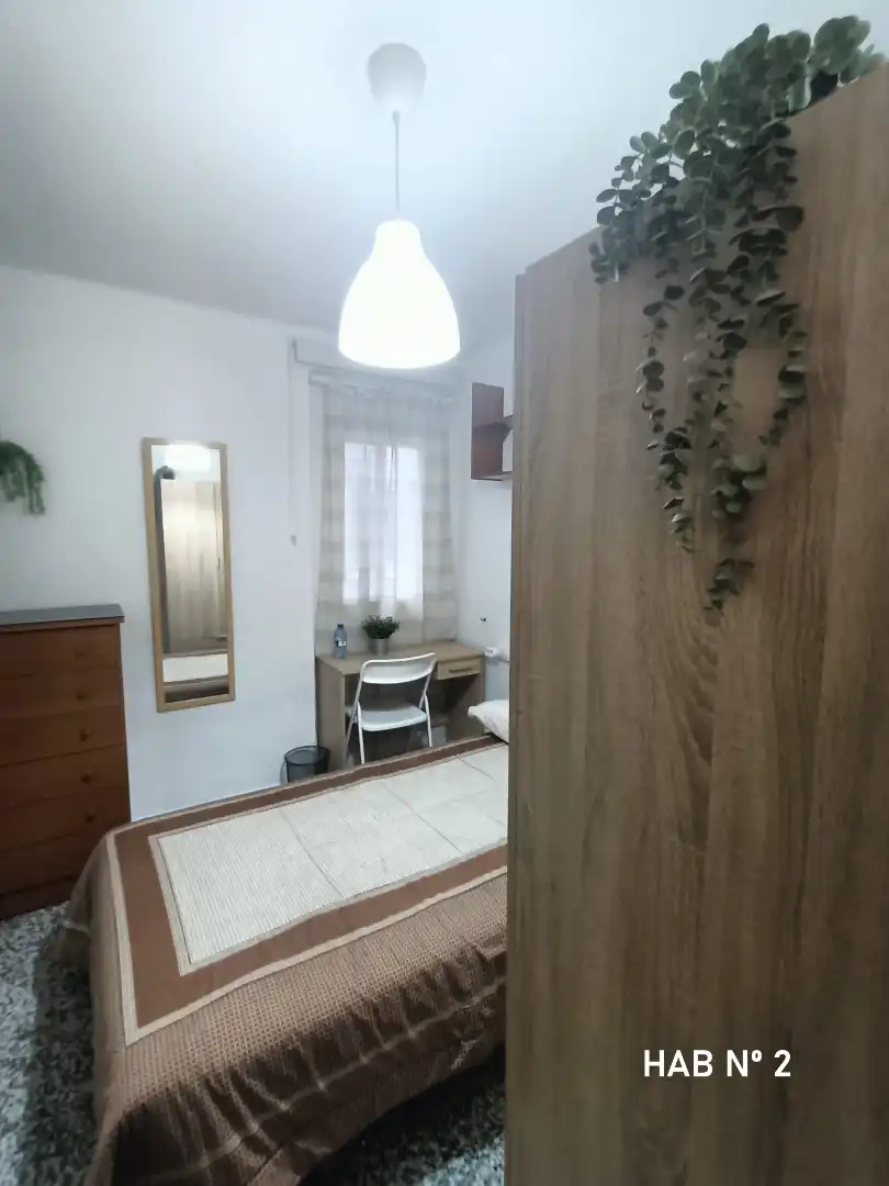 Bedroom of Flat for rent in Valencia  with Furnished, Oven and Washing machine
