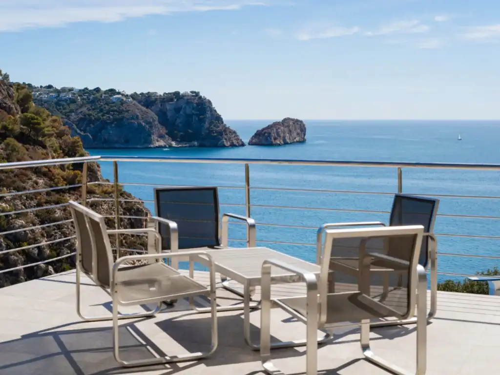 Terrassa de Casa o xalet en venda en Jávea / Xàbia amb Aire condicionat, Jardí privat i Terrassa