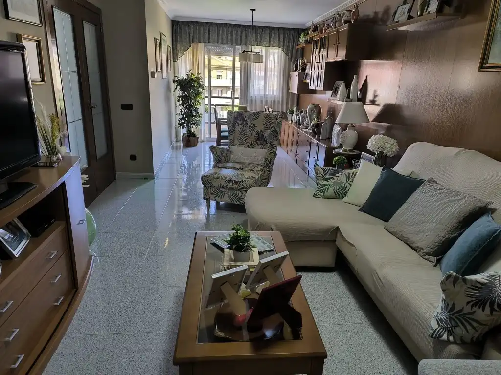 Living room of Flat for sale in Pineda de Mar  with Heating and Balcony