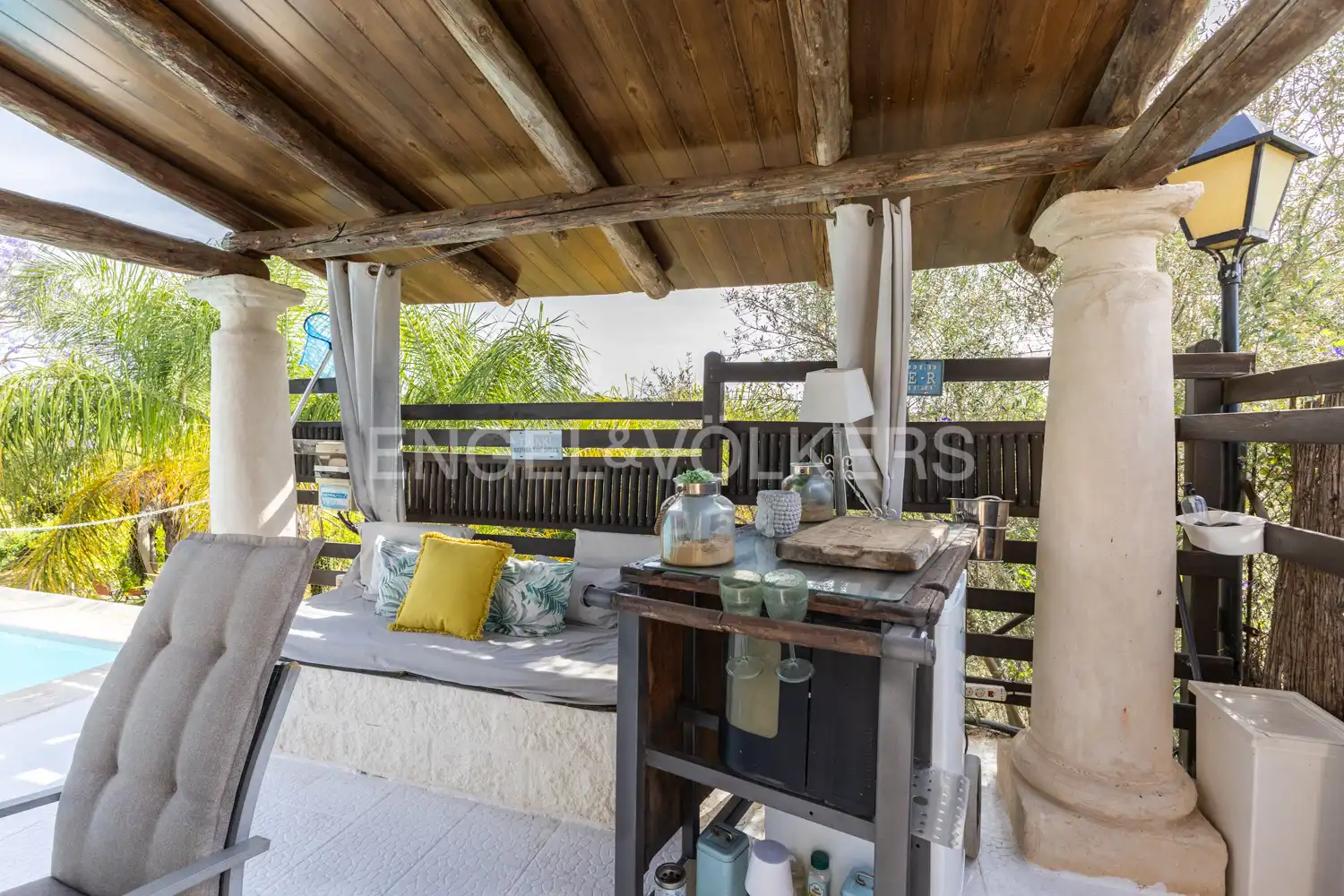 Terraza de Casa o chalet en venta en Pedralba con Aire acondicionado, Calefacción y Jardín privado