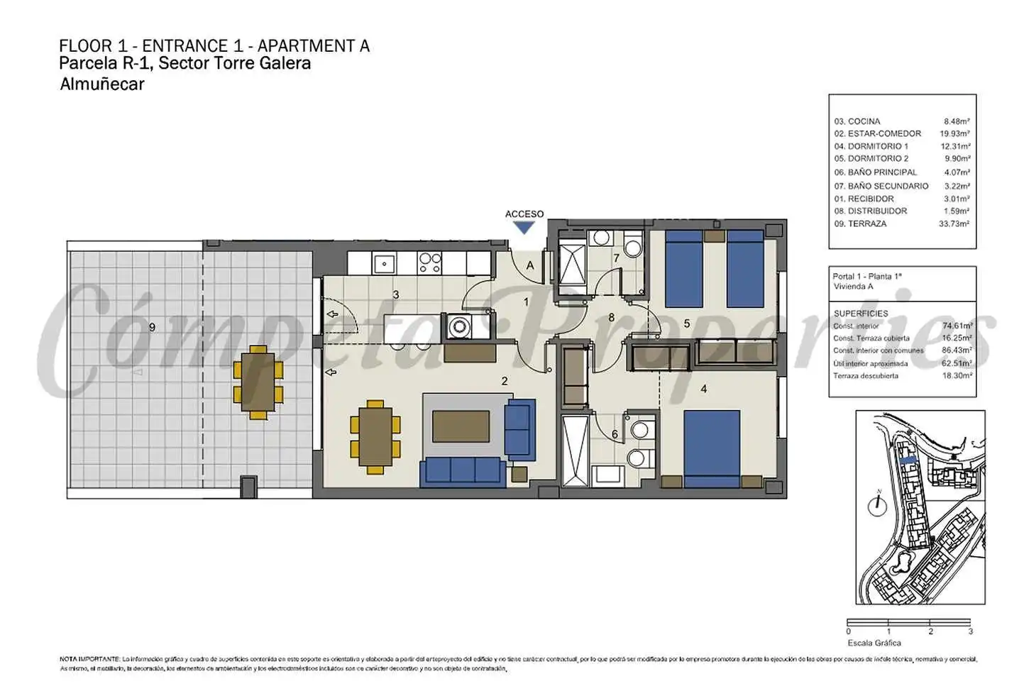 Apartment with pool for sale in Almuñecar centro, imagen 12