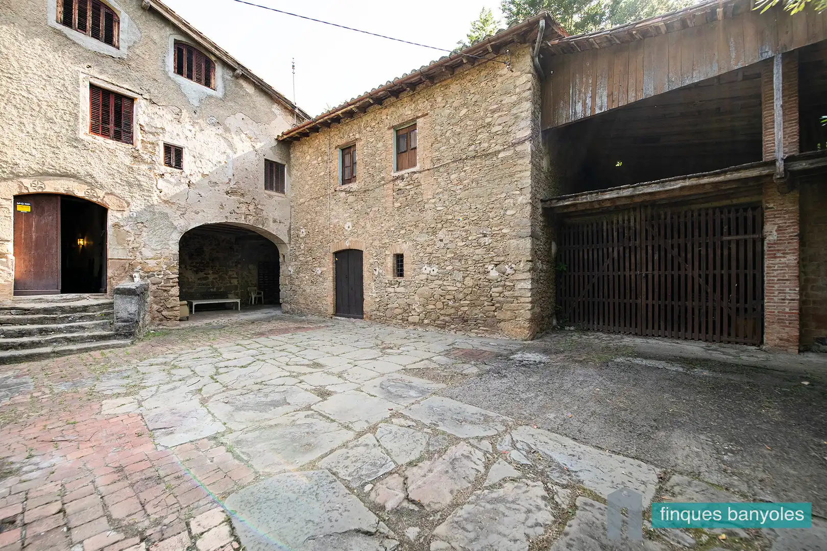 Vista exterior de Finca rústica en venda en Les Preses amb Calefacció, Jardí privat i Terrassa