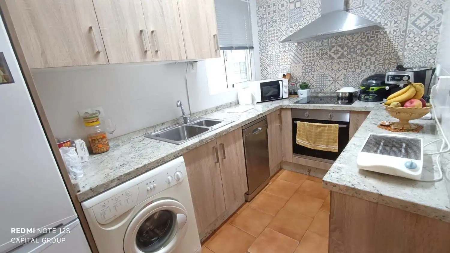 Cocina de Piso de alquiler en Punta Umbría con Aire acondicionado, Terraza y Amueblado