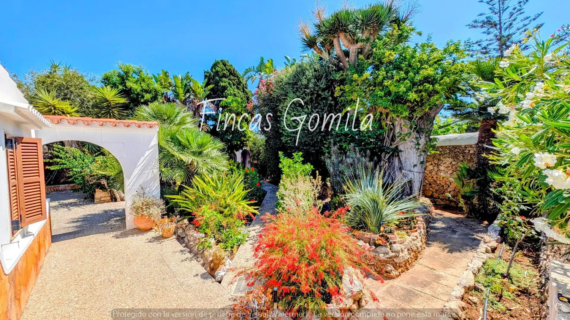 Jardín de Casa o chalet en venta en Sant Lluís con Aire acondicionado, Calefacción y Jardín privado
