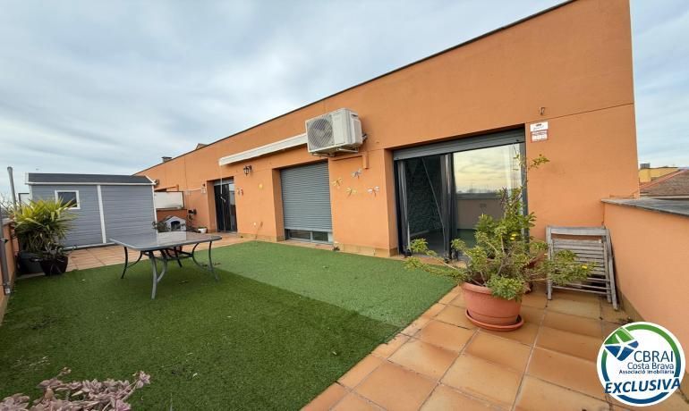Terrace of Flat for sale in Figueres  with Heating, Terrace and Oven