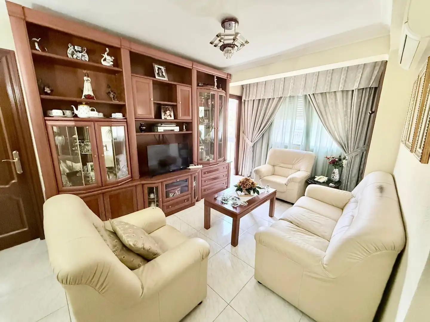 Living room of Flat for sale in Málaga Capital  with Terrace